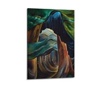 Emily Carr - Forest in British Columbia-1 Versatile Canvas Print Wall Art Paintings Home Decor for Living Room Bedroom 12x18inch