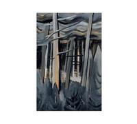 Emily Carr Grey Trees Canvas Poster Bedroom Decor Landscape Office Room Decor Gift Unframe-style 12x18inch(30x45cm)