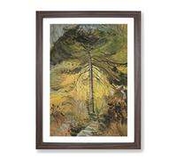 Emily Carr Happiness Classic Painting Framed Print | A2 Walnut Framed Wall Art | Ready to Hang | Classic Historical Picture | Living Room Bedroom Lounge Office