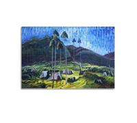 Emily Carr - Odds And Ends-1 Premium Canvas Print Wall Paintings Stylish Room Decor for Indoor Home Space 20x30inch