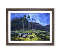 Emily Carr Odds and Ends Classic Painting Framed Wall Art Print, Ready to Hang Picture for Living Room Bedroom Home Office Décor, Walnut A4 (34 x 25 cm)