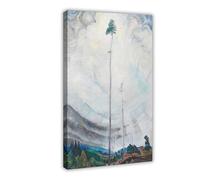 Emily Carr Scorned As Timber, Beloved of The Sky Canvas Poster Bedroom Decor Landscape Office Room Decor Gift Frame-style 16x24inch(40x60cm)