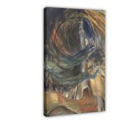 Emily Carr Tree -spiralling Upward Canvas Poster Wall Art Decor Print Picture Paintings for Living Room Bedroom Decoration Frame-style 12x18inch(30x45cm)