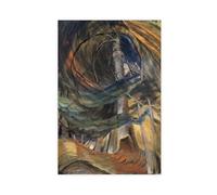 Emily Carr Tree -spiralling Upward Canvas Poster Wall Art Decor Print Picture Paintings for Living Room Bedroom Decoration Unframe-style 20x30inch(50x75cm)