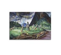 Emily Carr - Vanquished-1 Trendy Artwork Canvas Prints Classic Wall Painting Decor for Modern Homes 12x18inch