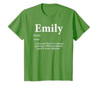 Emily Definition - Cute Personalized Name Costume For Emily T-Shirt