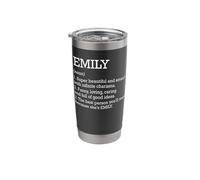 Emily Definition Personalized Name Emily Funny Birthday Stainless Steel Insulated Tumbler