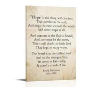 Emily Dickinson Poetry (2) Vintage Style Poster Set - Wall Decor, Aesthetic Canvas Painting for A Cozy Homer 16x24inch(40x60cm)