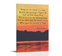 Emily Dickinson Poetry (3) Vintage Style Poster Set - Wall Decor, Aesthetic Canvas Painting for A Cozy Homer 08x12inch(20x30cm)