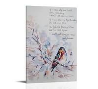 Emily Dickinson Quote Poetry (1) Vintage Style Poster Set - Wall Decor, Aesthetic Canvas Painting for A Cozy Homer 20x30inch(50x75cm)