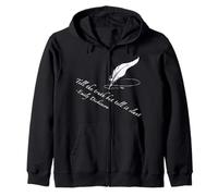 Emily Dickinson Quote Tee Zip Hoodie