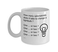 Emily gift Optometry Mug | Optometrist Mug - How Many Optometrists Does It Take To Change A Lightbulb - Funny Optometry Gifts | Optometrist Gifts