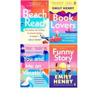 Emily Henry Collection 4 Books Set (Beach Read, You and Me on Vacation, Book Lovers & Funny Story)