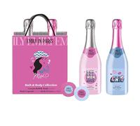 Emily in Paris Bath & Body Gift Set - Bubble Bath, Bath Crystals & Fizzers - Luxury Self Care Kit for Women, Relaxing Spa Gift, 4 Piece Collection