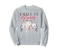 Emily in Paris Best Friends Journal Reading Illustration Sweatshirt