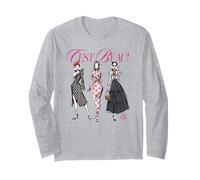 Emily in Paris C'est Beau! Watercolor Fashion Sketch Long Sleeve T-Shirt