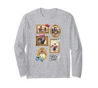 Emily in Paris Distressed Emily Ornate Portraits Long Sleeve T-Shirt