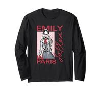 Emily in Paris Fashion Sketch with Script TV Show Long Sleeve T-Shirt