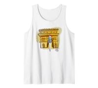 Emily in Paris Posing in The Arc De Triomphe Sketch Portrait Tank Top
