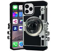 Emily in Paris Vintage Camera Phone Case for iPhone 11/12 Pro Max, 3D Vintage Camera Design with Long Anti-Lost Lanyard (For iPhone 14 Pro)