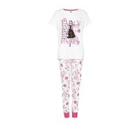 Emily in Paris Womens Pyjamas Pjs Set (12-14) White
