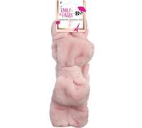 Emily in Paris x Bo Paris - Soft Makeup Headband - Pink with Bow - Skincare & Spa Accessory - Hair Support - Fluffy Comfort - Elegant Beauty Routine - Pack of 1
