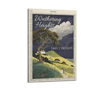 Emily Jane Bronte Wuthering Heights Framed Canvas Wall Art