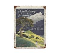 Emily Jane Bronte Wuthering Heights Wall Decor Art Metal Tin Poster Modern Home Decor Art Home Bar Shop Decorations Vintage Sign 40x30cm