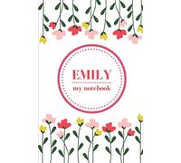 Emily - My Notebook | Personalised Journal/Diary | Fab Girl/Women's Gift | Christmas Stocking Filler | 100 lined pages