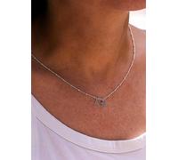Emily & Ophelia Sterling Silver 'Initial' Star Charm Necklace Silver