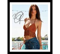 Emily Ratajkowski Autographed Signed & Framed Photo Display 1