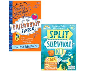 Emily Sparkes and the Friendship Fiasco & Split Survival Kit By Ruth Fitzgerald, Dr Angharad Rudkin 2 Books Collection Set