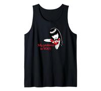 Emily the Strange Emily Poses My Problem Is You Tank Top