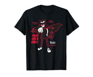 Emily The Strange Fight Like A Girl Tee T-Shirt