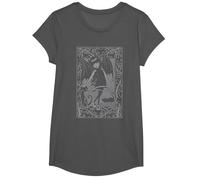 Emily The Strange Night Walker T-Shirt, Girls, Asphalt Grey, X-Small