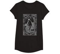 Emily The Strange Night Walker T-Shirt, Girls, Black, Small