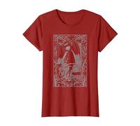 Emily The Strange Night Walker T-Shirt, Women, Cranberry Red, 3X-Large