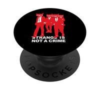 Emily The Strange Strange Is Not A Crime PopSockets Adhesive PopGrip