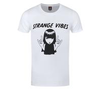 Emily The Strange Strange Vibes Mens White T-Shirt