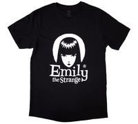 Emily The Strange T-Shirt: Halo Logo OFFICIAL NEW