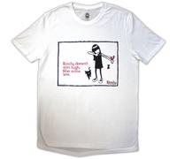 Emily The Strange Unisex T-Shirt Aims Low White (S)