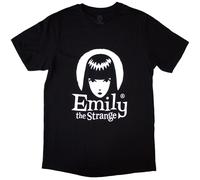 Emily The Strange Unisex T-Shirt Halo Logo Black (S)