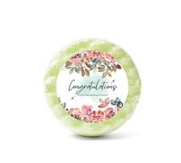 Emily Victoria Candles Triple Butter Shower Soap Sponge Congratulations In Green Green One Size