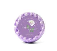 Emily Victoria Candles Triple Butter Shower Soap Sponge Happy Birthday Sweet Dreams In Purple Purple One Size