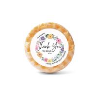 Emily Victoria Candles Triple Butter Shower Soap Sponge Thank You Tea Party In Orange Orange One Size