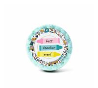 Emily Victoria Candles Triple Butter Soap Sponge - Best Teacher Ever - Rain Drops In Blue Blue