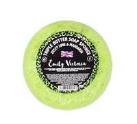 Emily Victoria Candles Triple Butter Soap Sponge - Zesty Lime & Mandarin In Green Green