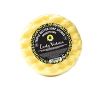 Emily Victoria Triple Butter Soap Sponge - Amaretto Nog Sweet & Nutty Scent 200g