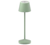 Emily Wireless Table Lamp Warm White LED Dimmable H25cm, Olive Green