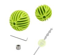 EMILYPRO Flex Shank Installer Drill Bit Guide Tools/Cable Bit Bumper Balls for 1/4" Shank/in-Wall Drill Guide Kit 1-3/4" & 2-5/16" - S/4+Tool